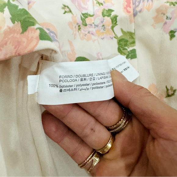 Zara Floral Corset Top in Ivory Multi BLOGGERS FAVORITE!!! NWT - Picture 16 of 16